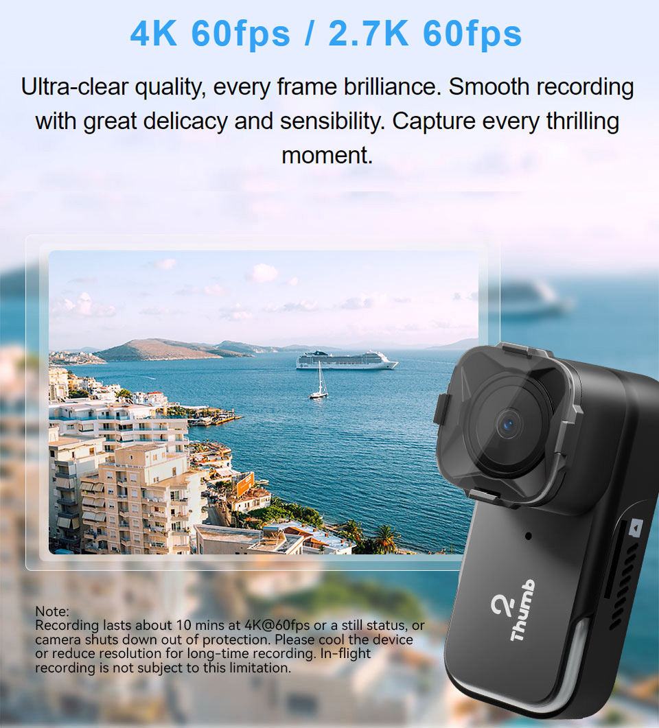 Drone Camera 4K - Nowa Wersja RunCam Thumb 2 Kamera