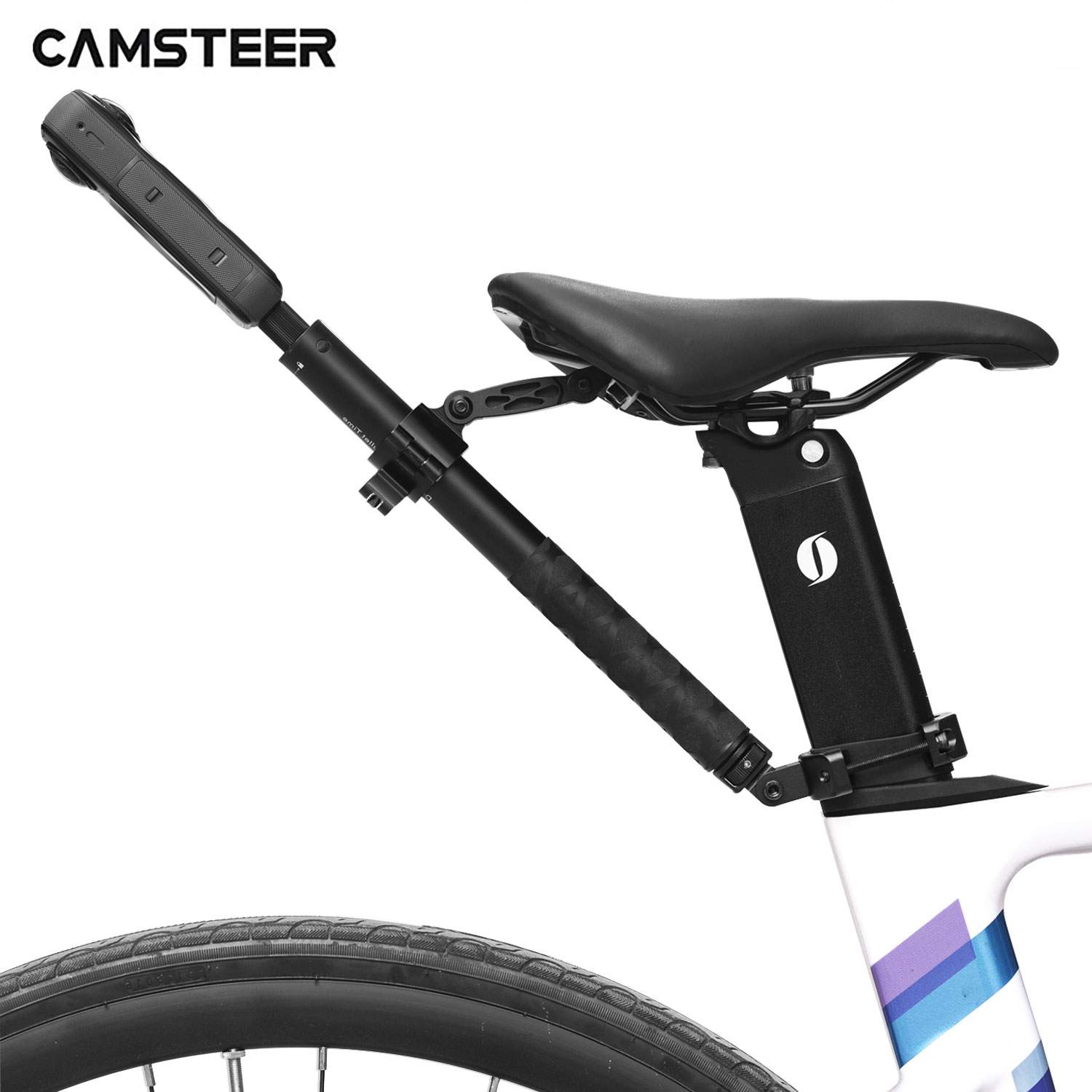 Drone Camera Action - Camsteer Premium Uchwyt rowerowy na tył
