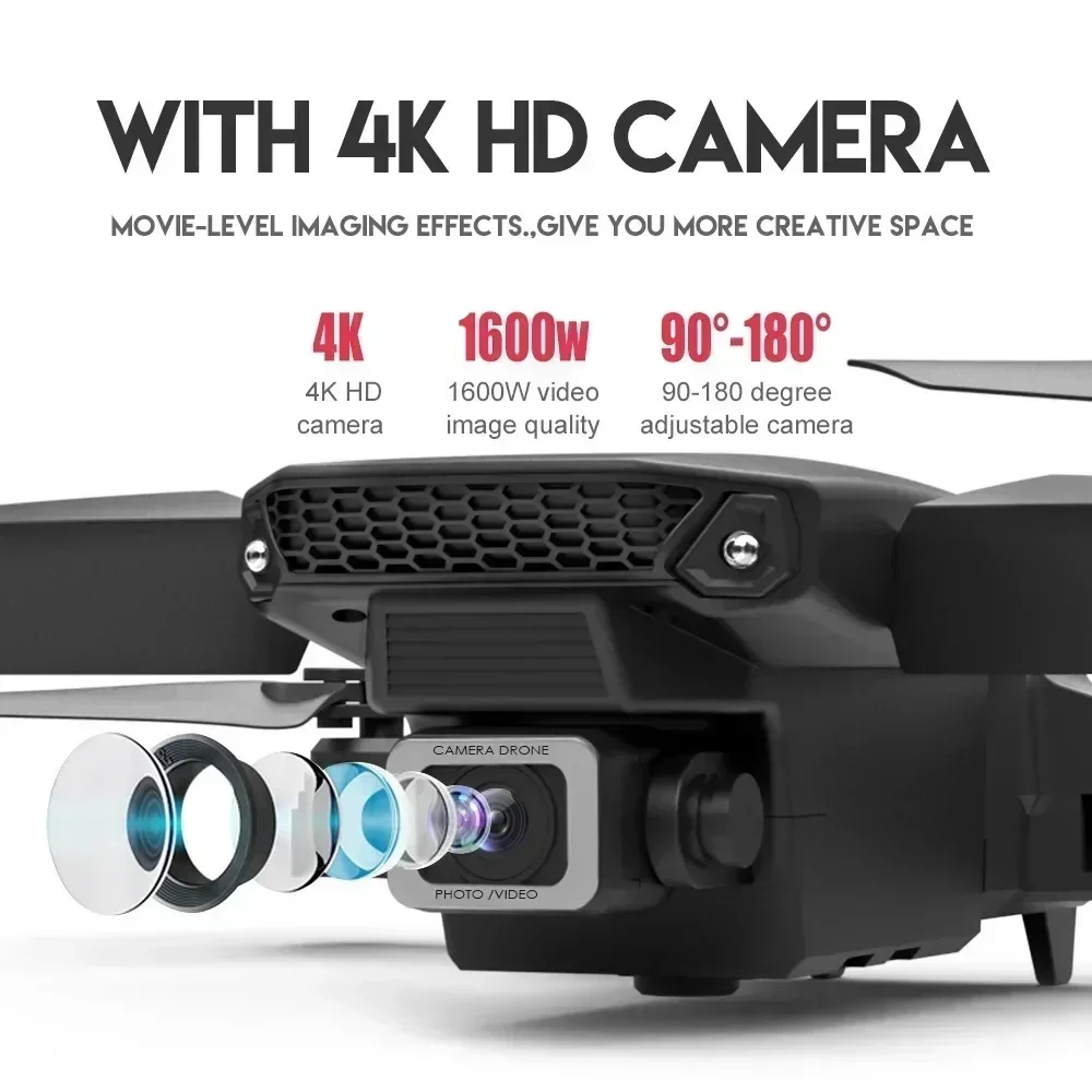 E88 Pro WIFI FPV Drone Wide An – Drone Camera 4K recenzja i cena