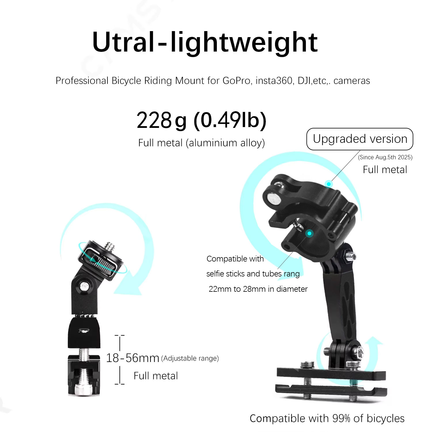 Camsteer Premium Uchwyt rowero – Drone Camera Action recenzja i cena